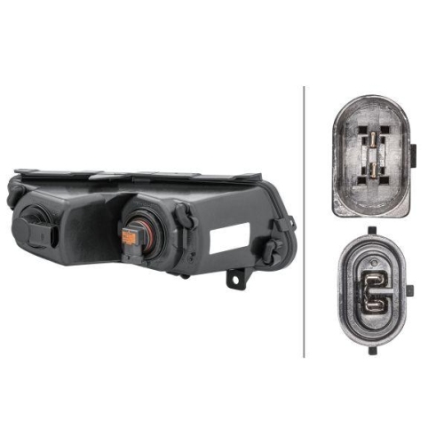 HELLA Nebelscheinwerfer 1ND 010 377-011 für VW, links