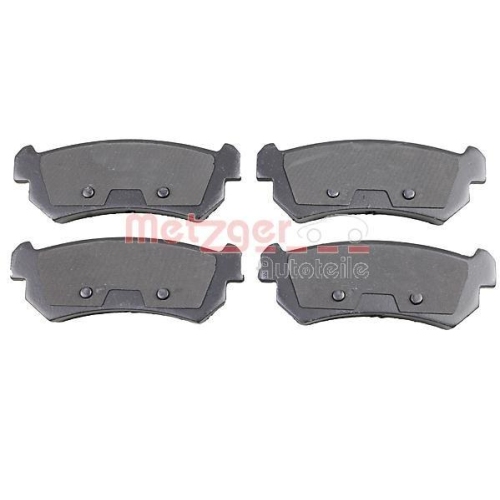 Bremsbelagsatz, Scheibenbremse METZGER 1170869 f&uuml;r CHEVROLET, Hinterachse