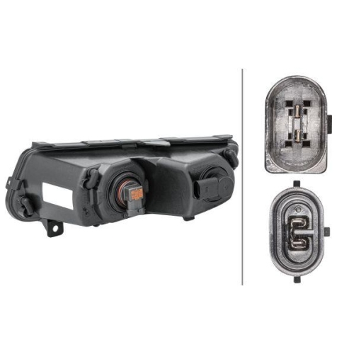 HELLA Nebelscheinwerfer 1ND 010 377-021 für VW, rechts