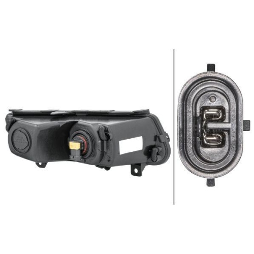 HELLA Nebelscheinwerfer 1ND 010 377-031 für VW, links