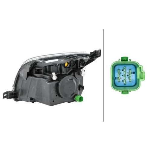 HELLA Hauptscheinwerfer 1LD 247 026-281 f&uuml;r FORD, rechts