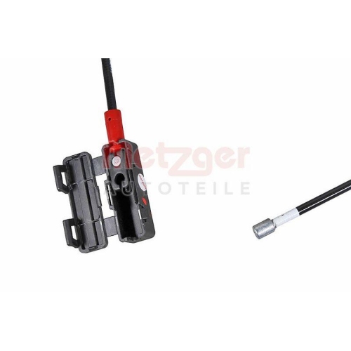 Motorhaubenzug METZGER AUTOTEILE 3160088 ORIGINAL ERSATZTEIL f&uuml;r VOLVO, Mitte