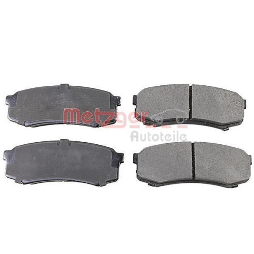 Bremsbelagsatz, Scheibenbremse METZGER 1170871 f&uuml;r MITSUBISHI TOYOTA