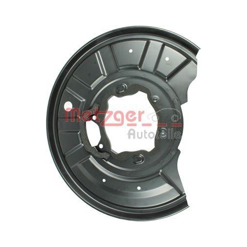 Spritzblech, Bremsscheibe METZGER 6115012 GREENPARTS für MERCEDES-BENZ