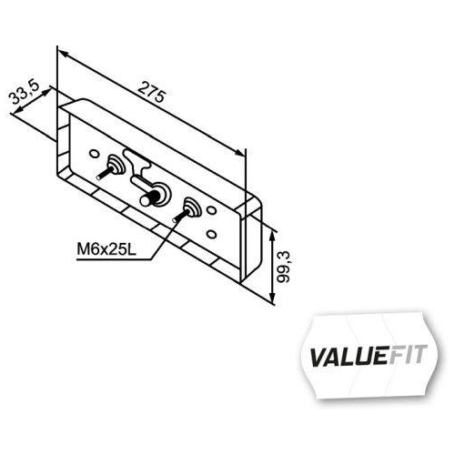 HELLA Heckleuchte 2VP 357 019-001 VALUEFIT für FLIEGL, links, rechts