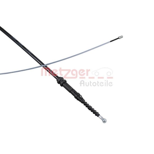 Seilzug, Feststellbremse METZGER 1.VK032 f&uuml;r VW, hinten links, hinten rechts