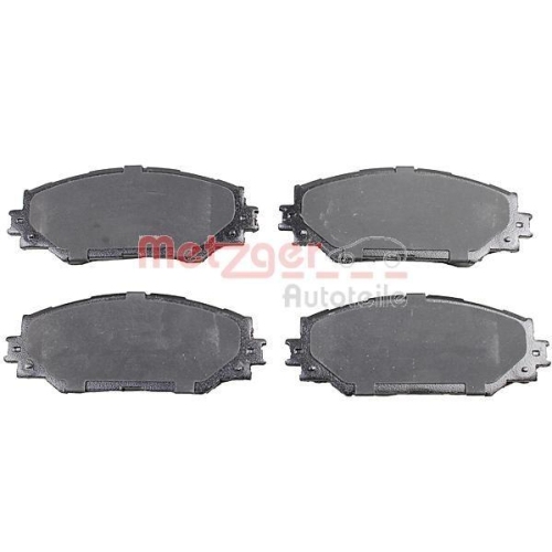 Bremsbelagsatz, Scheibenbremse METZGER 1170873 GREENPARTS f&uuml;r TOYOTA