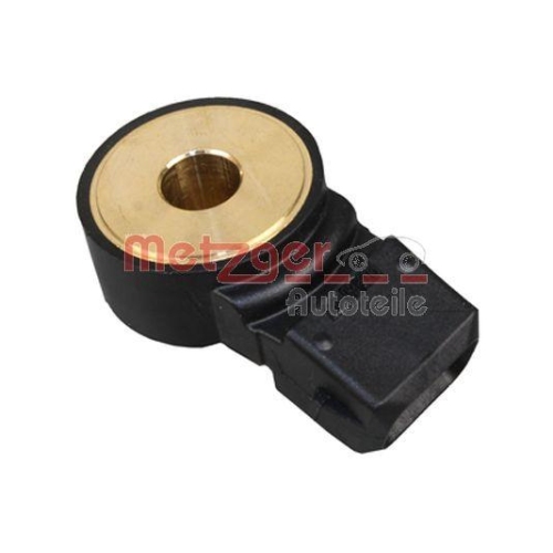Klopfsensor METZGER 0907006 ORIGINAL ERSATZTEIL GREENPARTS f&uuml;r FIAT OPEL, vorne