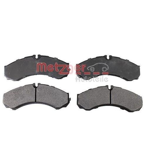 Bremsbelagsatz, Scheibenbremse METZGER 1170874 GREENPARTS f&uuml;r IVECO, Hinterachse