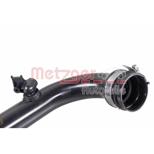 Ladeluftschlauch METZGER 2401250 f&uuml;r RENAULT, links