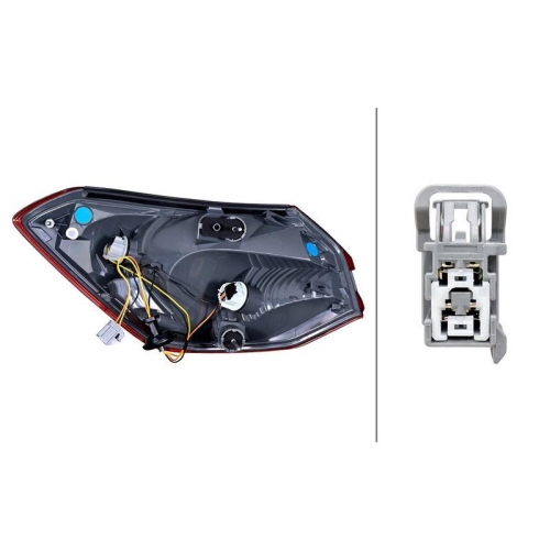 HELLA 2SD 354 860-301 Heckleuchte f&uuml;r FORD, rechts
