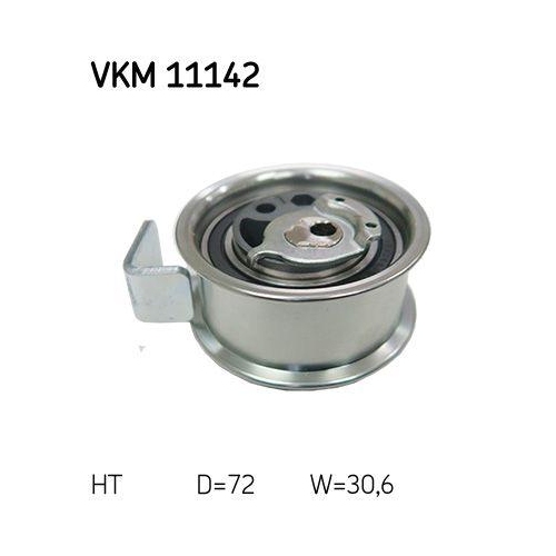 Spannrolle, Zahnriemen SKF VKM 11142 f&uuml;r AUDI FORD SEAT SKODA VW, links oben