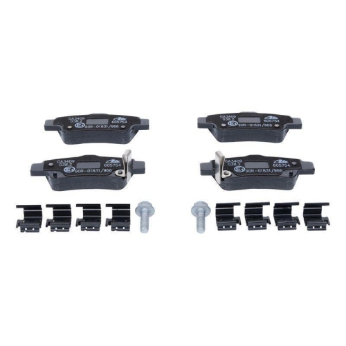 Bremsbelagsatz, Scheibenbremse ATE 13.0460-5754.2 f&uuml;r HONDA, Hinterachse