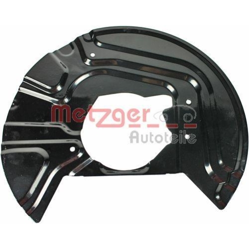 Spritzblech, Bremsscheibe METZGER 6115040 f&uuml;r BMW, Vorderachse rechts