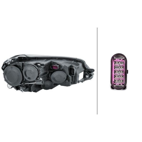 HELLA Hauptscheinwerfer 1EL 011 956-411 für AUDI VW VW (FAW), links