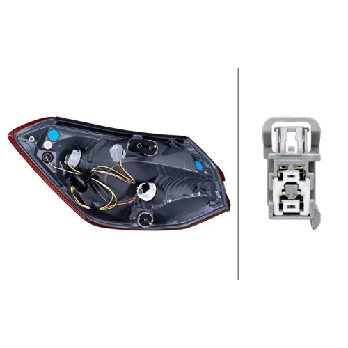 HELLA 2SD 354 860-321 Heckleuchte f&uuml;r FORD, rechts