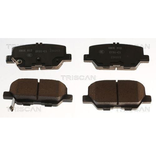 Bremsbelagsatz, Scheibenbremse TRISCAN 8110 82009 f&uuml;r MG SAIC MOTOR