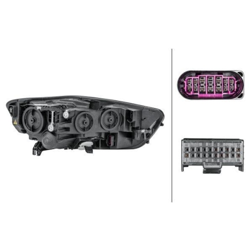 HELLA Hauptscheinwerfer 1EL 012 976-011 f&uuml;r AUDI AUDI (FAW), links