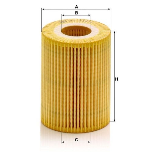 &Ouml;lfilter MANN-FILTER HU 820/1 y f&uuml;r ISUZU OPEL GENERAL MOTORS