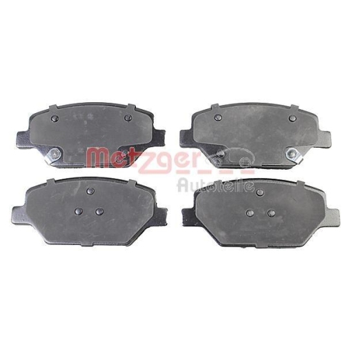 Bremsbelagsatz, Scheibenbremse METZGER 1170880 f&uuml;r OPEL GENERAL MOTORS