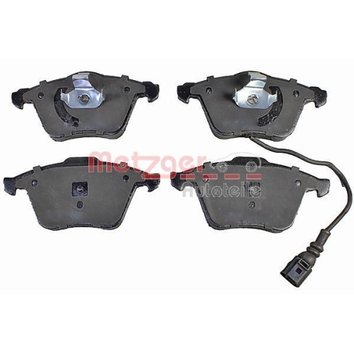 Bremsbelagsatz, Scheibenbremse METZGER 1170881 f&uuml;r AUDI SEAT SKODA VW VAG