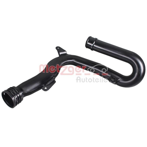 Ladeluftschlauch METZGER 2401257 f&uuml;r OPEL VAUXHALL GENERAL MOTORS, unten