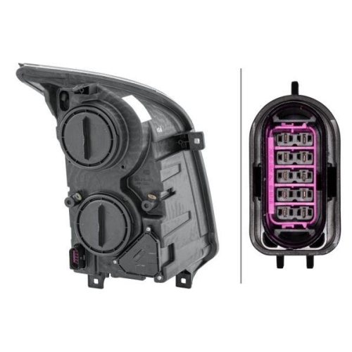 HELLA Hauptscheinwerfer 1ER 011 592-051 für VW, links