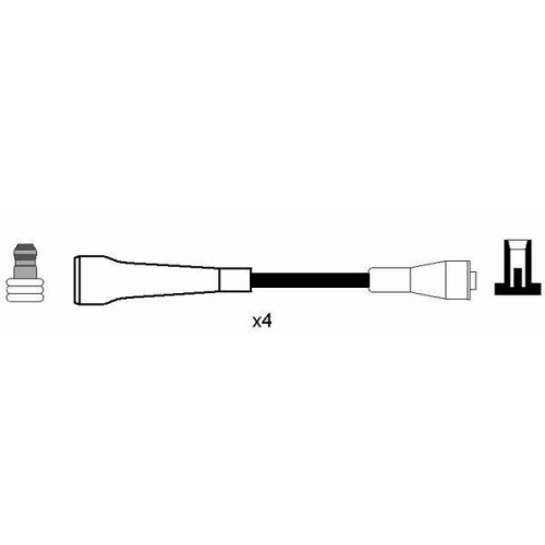 Z&uuml;ndleitungssatz NGK 8234 f&uuml;r RENAULT DACIA
