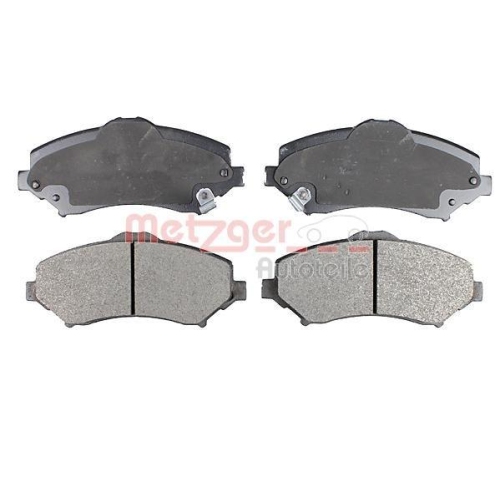 Bremsbelagsatz, Scheibenbremse METZGER 1170883 f&uuml;r CHRYSLER DODGE FIAT VW JEEP