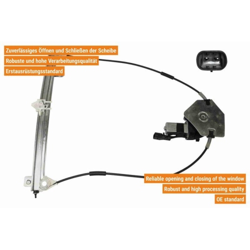 Fensterheber VAICO V24-0444 Original VAICO Qualität für LANCIA, vorne rechts