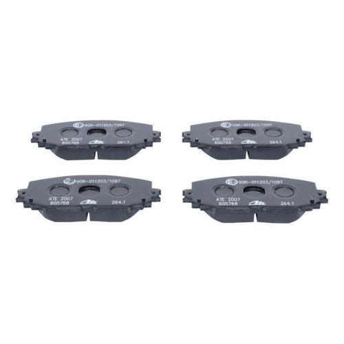 Bremsbelagsatz, Scheibenbremse ATE 13.0460-5768.2 f&uuml;r TOYOTA, Vorderachse