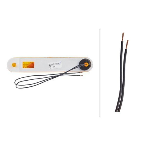 HELLA Seitenmarkierungsleuchte 2PS 009 226-031 f&uuml;r VDL, links, rechts