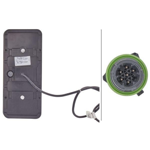 HELLA Heckleuchte 2VP 345 900-091 für FRUEHAUF SCHMITZ CARGOBULL LAMBERET, links