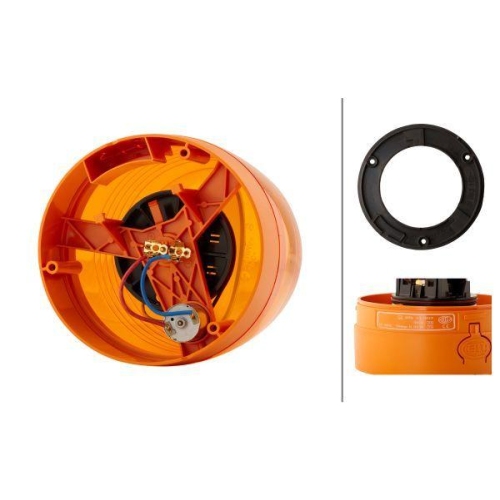 HELLA Rundumkennleuchte 2RL 008 965-011 KL Junior Plus für AEBI DAF FAUN