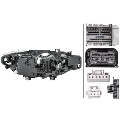 HELLA Hauptscheinwerfer 1EX 012 103-911 für BMW BMW (BRILLIANCE), links