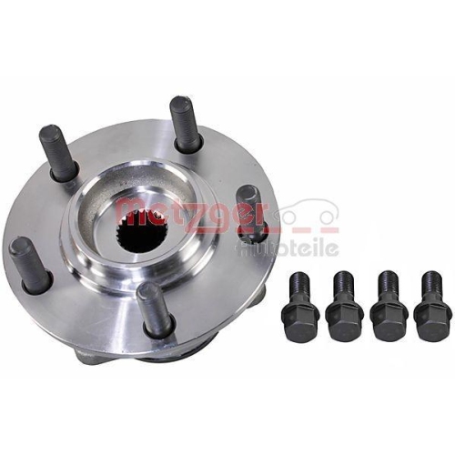 Radlagersatz METZGER WM 2239 f&uuml;r CITRO&Euml;N MITSUBISHI PEUGEOT JEEP, Hinterachse