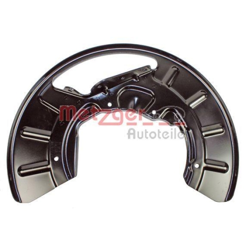 Spritzblech, Bremsscheibe METZGER 6115074 f&uuml;r VW, Vorderachse rechts