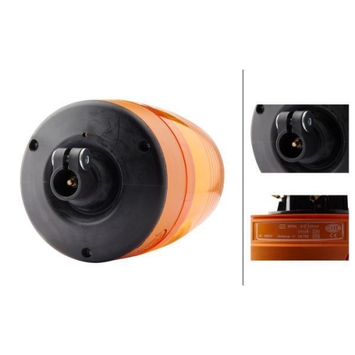 HELLA Rundumkennleuchte 2RL 008 967-011 KL Junior Plus für AEBI DAF