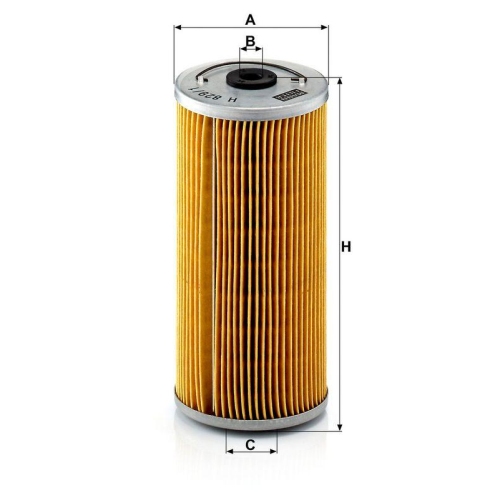 &Ouml;lfilter MANN-FILTER H 829/1 x f&uuml;r MERCEDES-BENZ