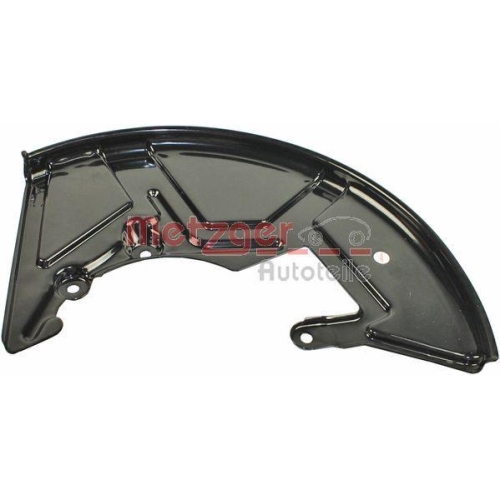 Spritzblech, Bremsscheibe METZGER 6115075 f&uuml;r VAG, Vorderachse links