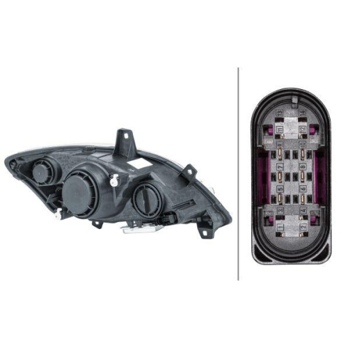 HELLA Hauptscheinwerfer 1ZS 009 627-311 für MERCEDES-BENZ, links