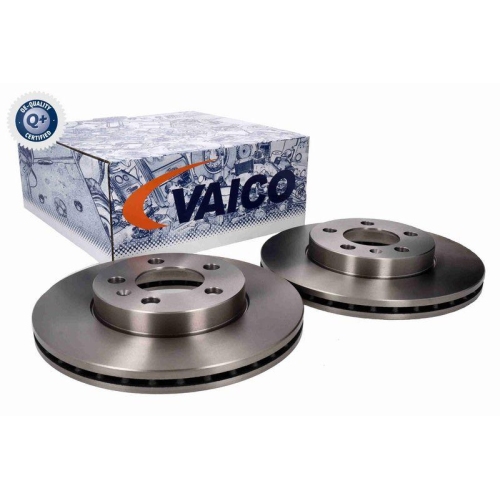 VAICO V10-40103 2 St&uuml;ck Bremsscheiben Q+, Erstausr&uuml;sterqualit&auml;t f&uuml;r AUDI SEAT SKODA VW