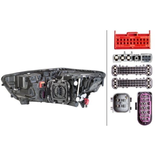 HELLA Hauptscheinwerfer 1EX 012 976-211 f&uuml;r AUDI AUDI (FAW), links