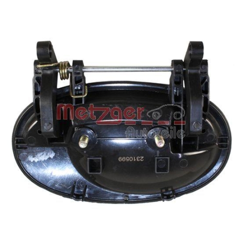 Türaußengriff METZGER 2310599 für OPEL GENERAL MOTORS, hinten links