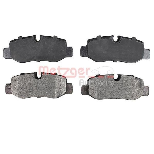 Bremsbelagsatz, Scheibenbremse METZGER 1170894 GREENPARTS f&uuml;r MERCEDES-BENZ