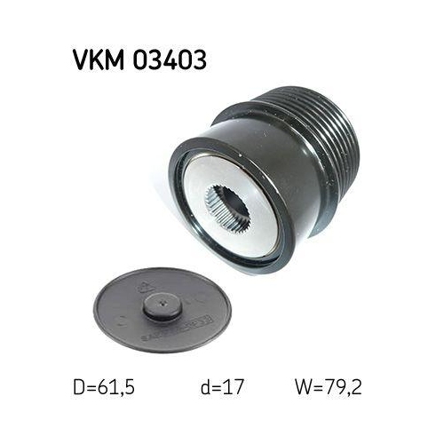 Generatorfreilauf SKF VKM 03403 f&uuml;r