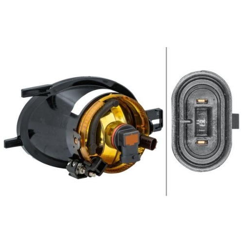 HELLA Nebelscheinwerfer 1N0 010 304-021 für FORD, rechts