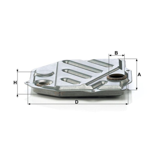 Hydraulikfilter, Automatikgetriebe MANN-FILTER H 2014 n KIT f&uuml;r MERCEDES-BENZ