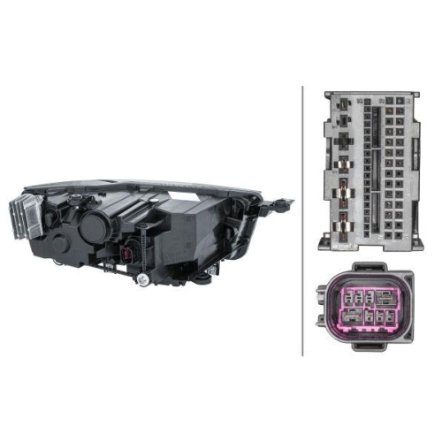 HELLA Hauptscheinwerfer 1EX 014 891-411 für SEAT, links