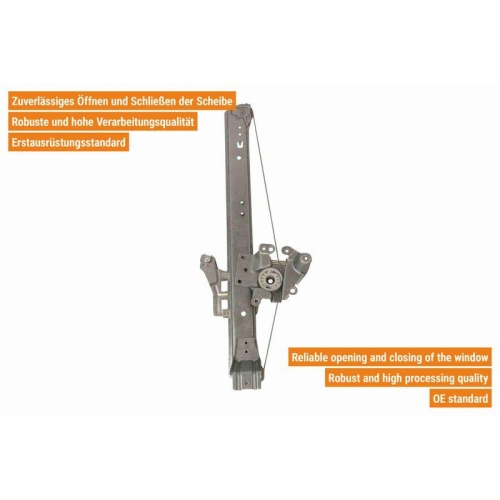 VAICO Fensterheber links und rechts elektrisch hinten V30-8338 + V30-8339 f&uuml;r MERCEDES-BENZ
